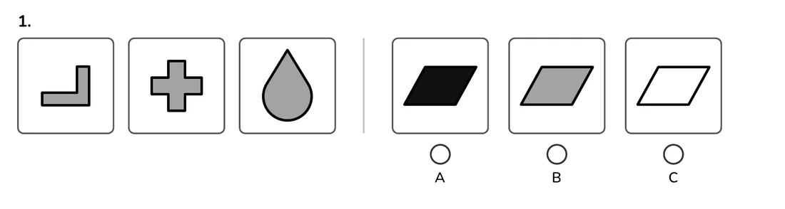 Figure Classification question 1 from the Gradecairn Grade 2 workbook